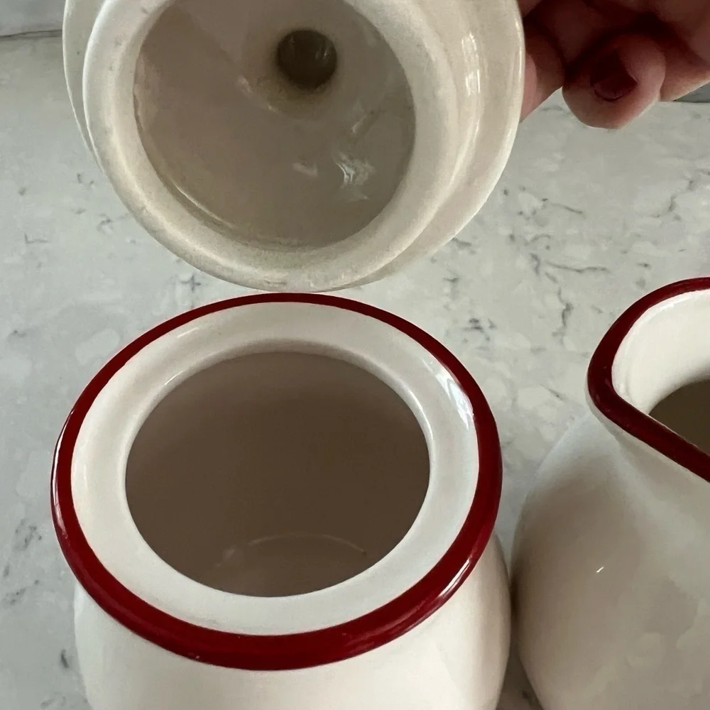 Christmas royal season sugar creamer set